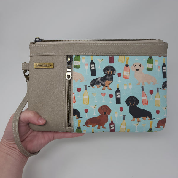 Zippy Clutch - Wine and Weens