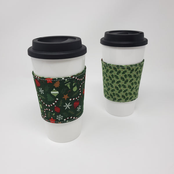 Reusable Cup Cozy - Ornaments