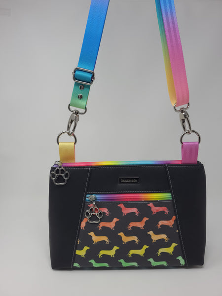 Sunshine Crossbody - Rainbow Dachshunds