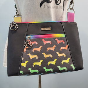 Sunshine Crossbody - Rainbow Dachshunds