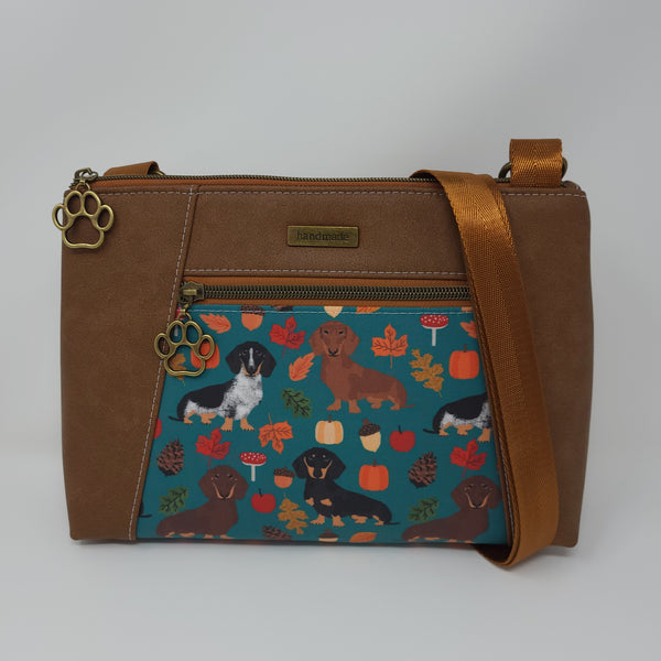 Sunshine Crossbody - Autumn Dachshunds