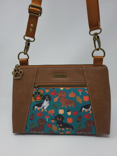 Sunshine Crossbody - Autumn Dachshunds