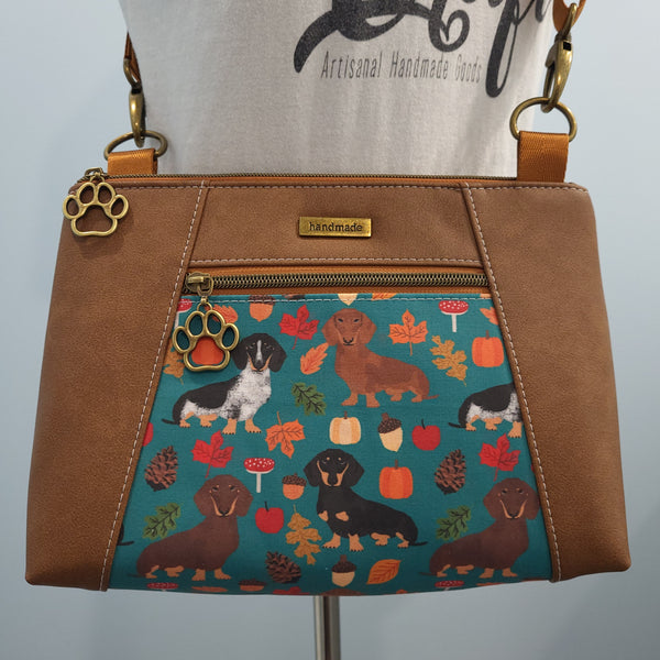 Sunshine Crossbody - Autumn Dachshunds