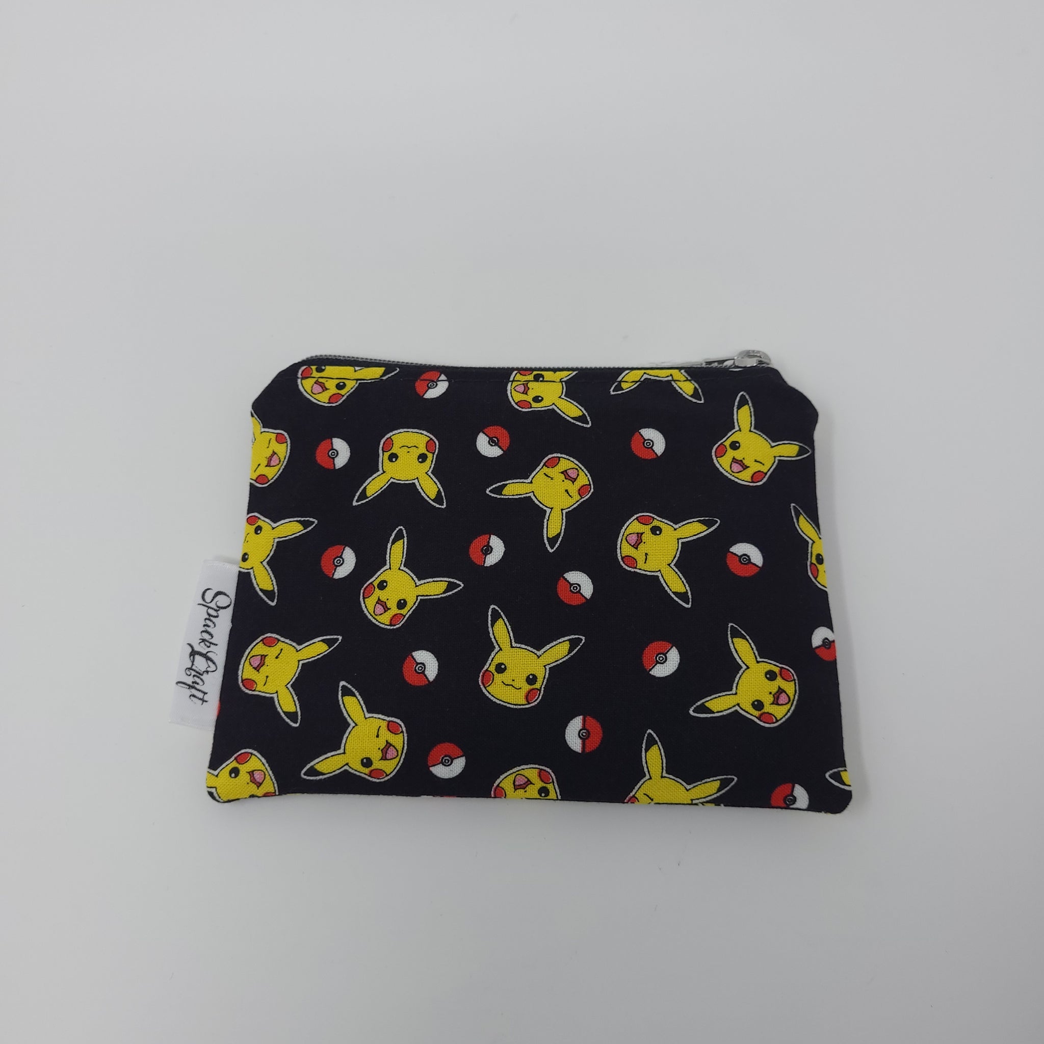 Change Purse - Handmade with Pikachu fabric