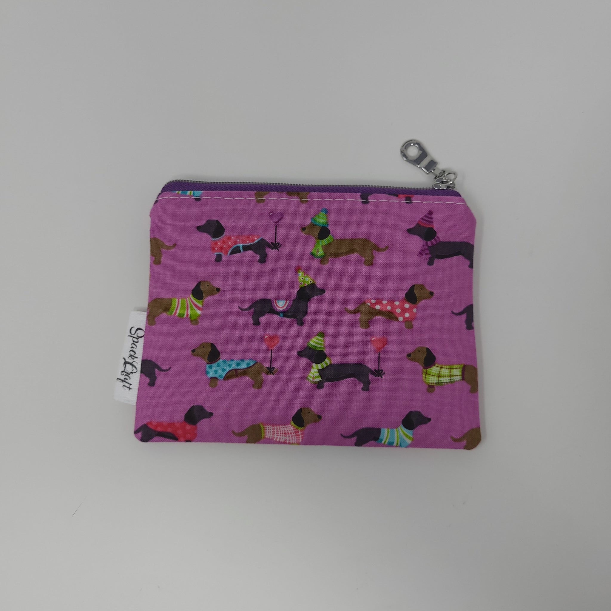 Change Purse - Purple Party Weens