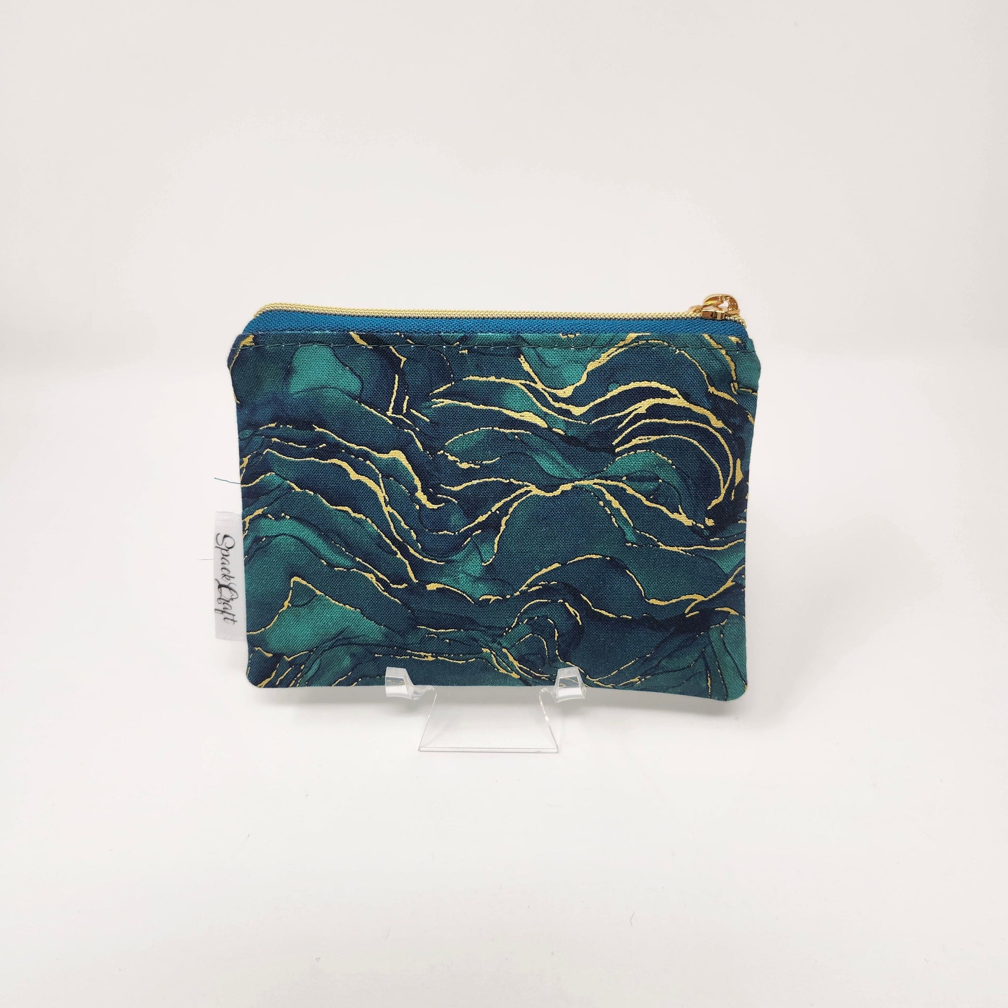 Change Purse - Teal Midas Touch - Waves