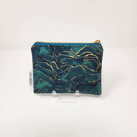 Change Purse - Teal Midas Touch - Waves