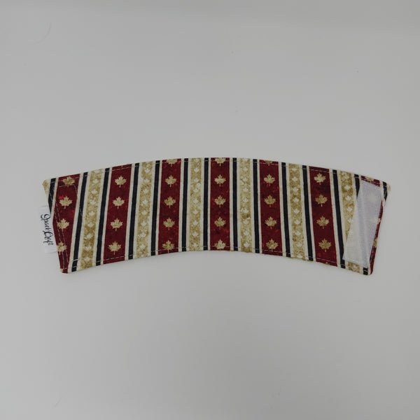Reusable Cup Cozy - Canada Stripe