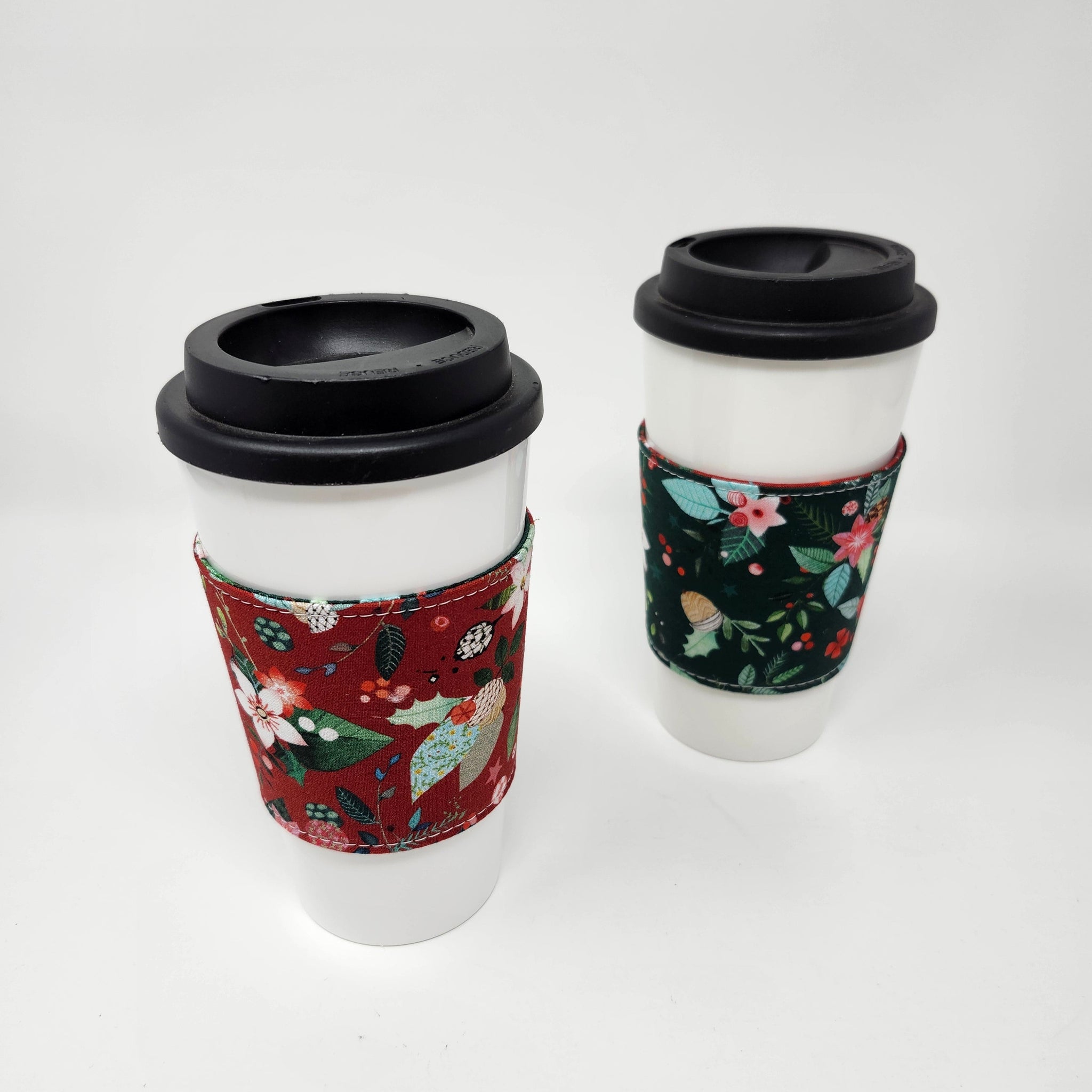 Reusable Cup Cozy - Festive Fauna