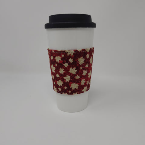 Reusable Cup Cozy - Maple Leaves