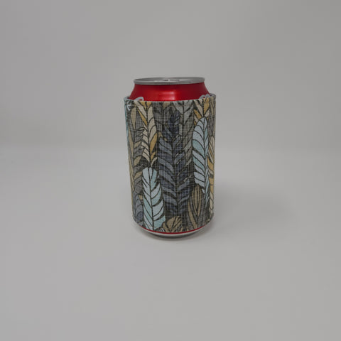 Reusable Drink Cozy - Feathers