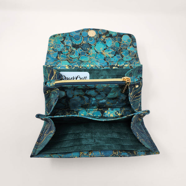 Necessary Clutch Wallet - Teal Midas Touch