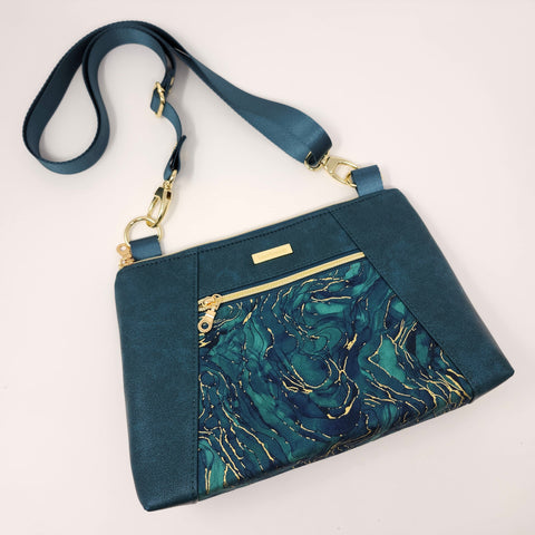 Sunshine Crossbody - Teal Midas Touch