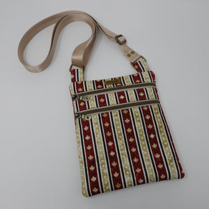 Zip and Go Purse - Canada Stripe
