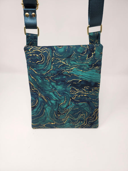 Zip and Go Purse - Teal Midas Touch