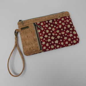 Zippy Clutch - Maple Leaves