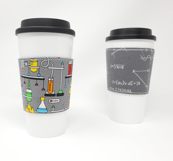 Reusable cup cozy - Science Experiments - Pictured on a cup