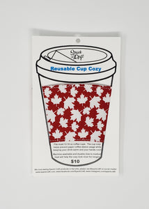 Reusable cup cozy - Canada - in packaging
