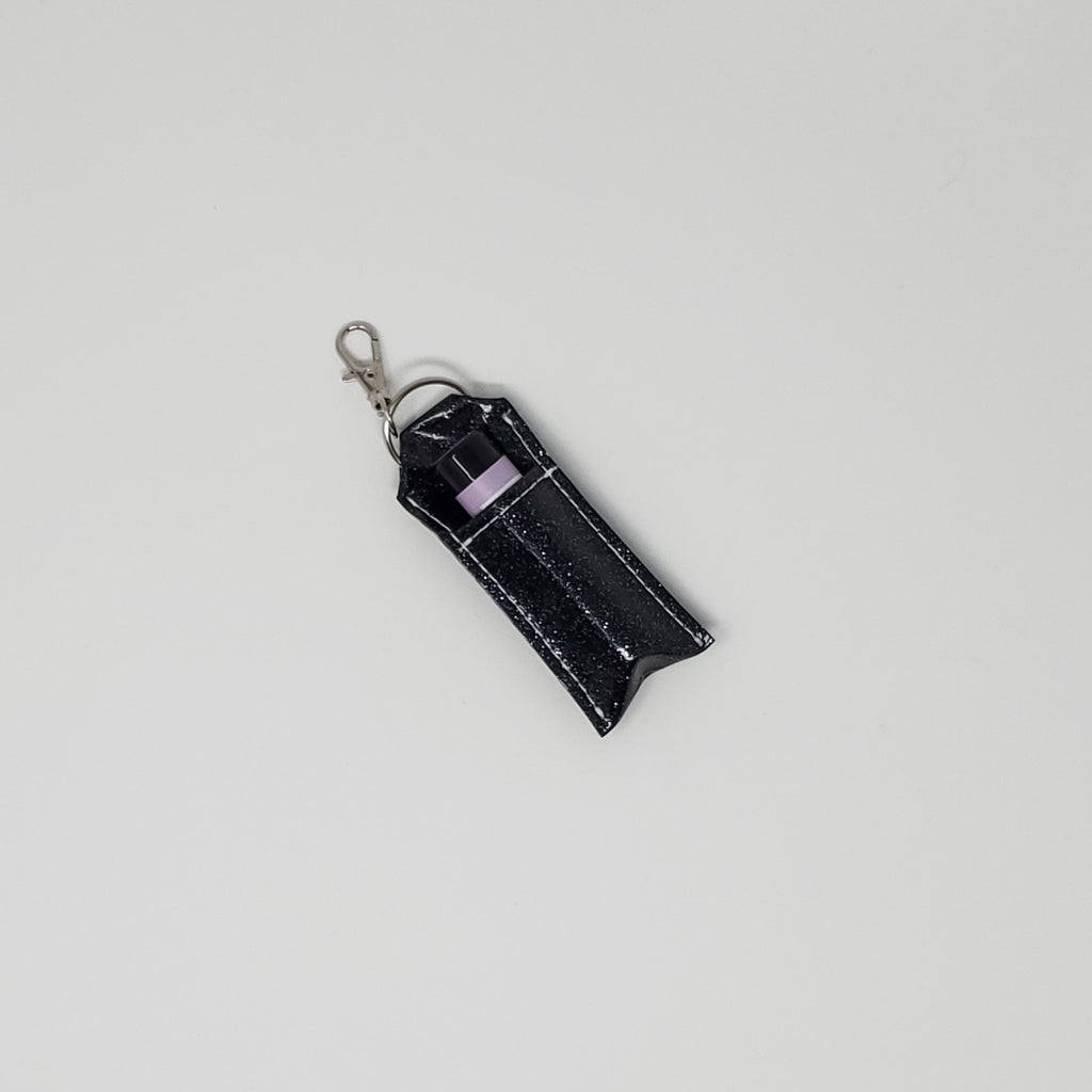 Keychain Chapstick Holder: Glitter Vinyl – Spack Craft