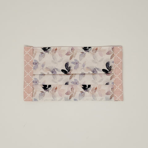 Cotton Mask - Watercolour Leaves (Kids)