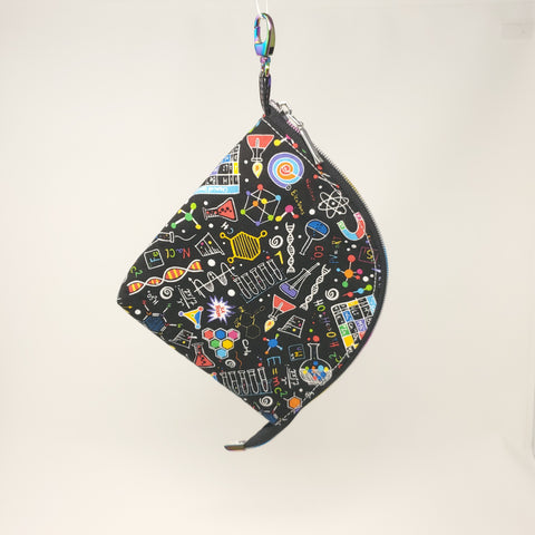 Zip Wide Open (Mask) Bag - Bright Science Doodles