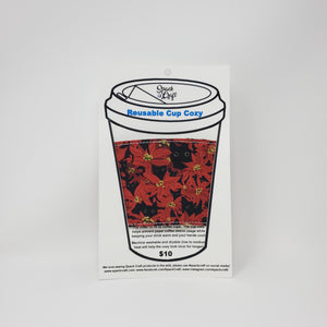 Reusable Cup Cozy - Meowy and Bright