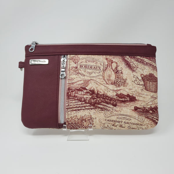 Zippy Clutch - You Had Me At Wine