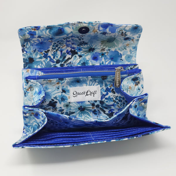 Necessary Clutch Wallet - Blue Floral