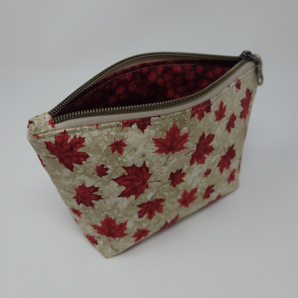 Wedge Bag - Small - Maple Leaves