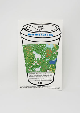 Reusable cup cozy - 50 Shades of Hay in package
