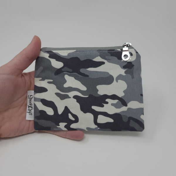 Change Purse - Grey Camo