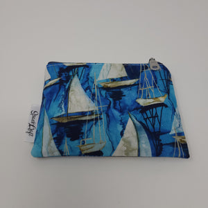 Change Purse - Sail Boats