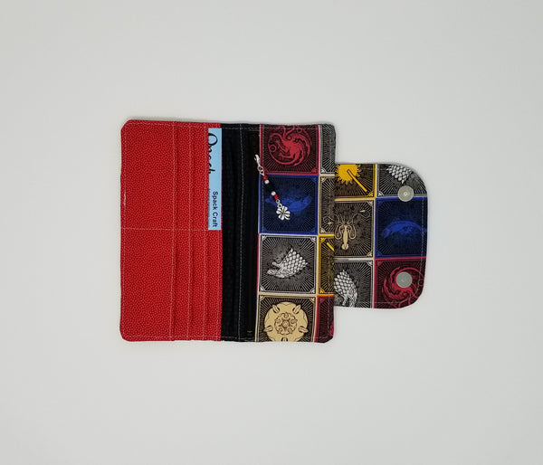 Slimline Wallet - Inside - Game of Thrones House Sigils