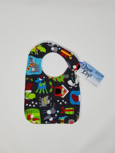 Baby Bib - Christmas Dogs